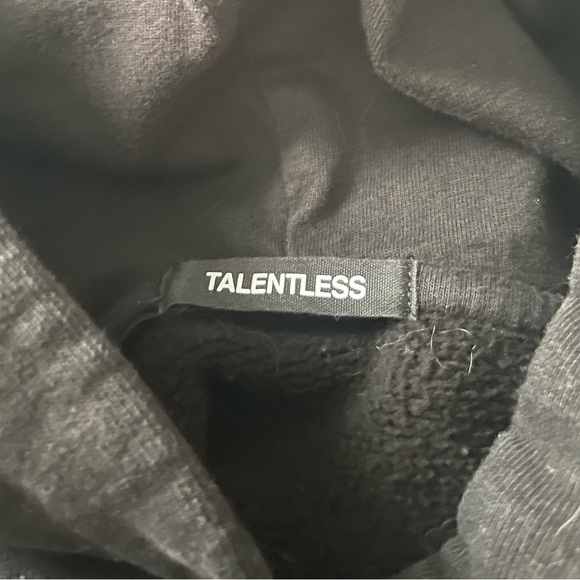 Black Talentless Valentine’s Day Hoodie - Picture 3 of 3
